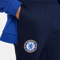 Nike Chelsea Academy Pro Trainingspak Full-Zip 2023-2024 Kids Blauw Donkerblauw Wit