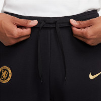 Nike Chelsea Fleece Joggingbroek 2023-2024 Zwart Goud