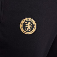 Nike Chelsea Club Fleece Trainingspak Hooded 2023-2024 Zwart Goud