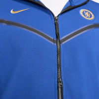 Nike Chelsea Tech Fleece Vest 2023-2024 Blauw Goud