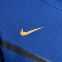 Nike Chelsea Tech Fleece Trainingspak 2023-2024 Blauw Zwart Goud