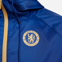 Nike Chelsea Windrunner 2023-2024 Blauw Donkerblauw Goud