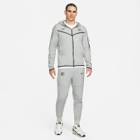 Nike Chelsea Tech Fleece Jogger 2023-2024 Lichtgrijs Zwart