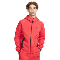 Nike Tech Fleece Sportswear Vest Melange Rood Zwart