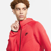 Nike Tech Fleece Sportswear Vest Melange Rood Zwart