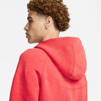 Nike Tech Fleece Sportswear Vest Melange Rood Zwart