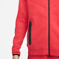 Nike Tech Fleece Sportswear Vest Melange Rood Zwart