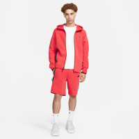 Nike Tech Fleece Sportswear Vest Melange Rood Zwart