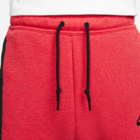Nike Tech Fleece Sportswear Sweat Pants Melange Red Black