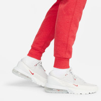Nike Tech Fleece Sportswear Sweat Pants Melange Red Black