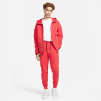 Nike Tech Fleece Sportswear Sweat Pants Melange Red Black