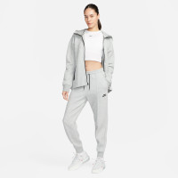 Nike Tech Fleece Sportswear Joggingbroek Dames Lichtgrijs Zwart
