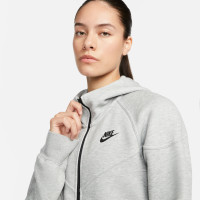 Nike Tech Fleece Vest Sportswear Dames Lichtgrijs Zwart