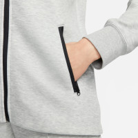 Nike Tech Fleece Vest Sportswear Dames Lichtgrijs Zwart