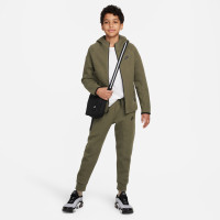 Nike Tech Fleece Sportswear Vest Kids Olijfgroen Zwart