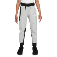 Nike Tech Fleece Sportswear Sweat Pants Kids Light Grey Black White