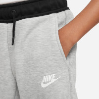 Nike Tech Fleece Sportswear Sweat Pants Kids Light Grey Black White