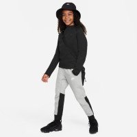 Nike Tech Fleece Sportswear Joggingbroek Kids Lichtgrijs Zwart Wit