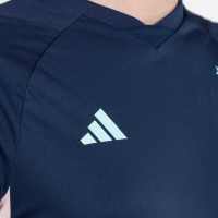 adidas Ajax Trainingsshirt 2023-2024 Donkerblauw Lichtblauw