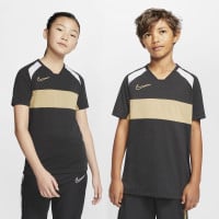 Nike Dry Academy Trainingsshirt Kids Zwart Goud
