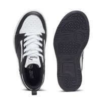 PUMA Rebound V6 Low Sneakers Kleuters Wit Zwart