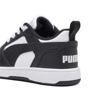 PUMA Rebound V6 Low Sneakers Kleuters Wit Zwart
