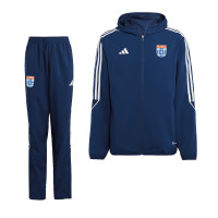 adidas PEC Zwolle Presentatie Trainingspak Woven 2023-2024 Blauw Wit
