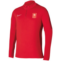 Nike MVV Trainingstrui 1/4-Zip 2023-2024 Kids Rood Wit