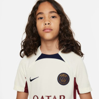 Nike Paris Saint-Germain Strike Trainingsshirt 2023-2024 Kids Wit Donkerblauw Goud