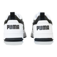 PUMA Rebound V6 Low Sneakers Kids Wit Zwart Wit