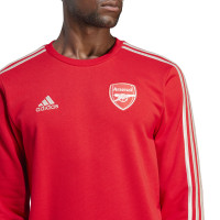 adidas Arsenal DNA Crew Sweater 2023-2024 Rood Wit