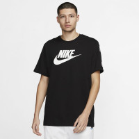 Nike Sportswear Hybrid T-Shirt Zwart Wit