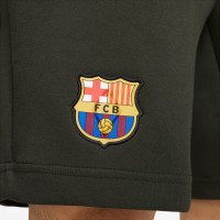 Nike FC Barcelona Tech Fleece Broekje 2023-2024 Donkergroen Wit