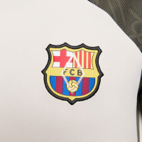 Nike FC Barcelona Strike Trainingsset 2023-2024 Dames Beige Donkergroen Zwart