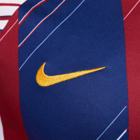 Nike FC Barcelona Pre-Match Trainingsshirt 2023-2024 Wit Rood Blauw