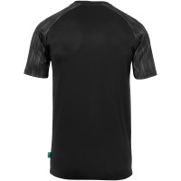 Uhlsport Reaction Keeperstenue Kids Zwart Donkergrijs