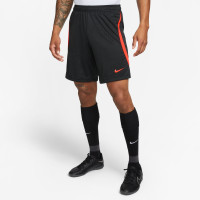 Nike Dri-Fit Strike 23 Trainingsbroekje Zwart Felrood