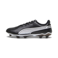 PUMA King Match Gras / Kunstgras Voetbalschoenen (MG) Zwart Wit