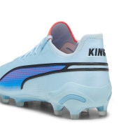 PUMA King Ultimate Gras / Kunstgras Voetbalschoenen (MG) Lichtblauw Blauw Zwart