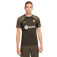 Nike FC Barcelona Strike Trainingsshirt 2023-2024 Donkergroen Zwart Wit