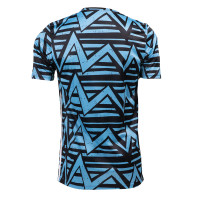 adidas PEC Zwolle Warming-up Trainingsshirt 2023-2024 Kids Blauw Zwart