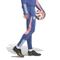 adidas Olympique Lyon Trainingsbroek 2023-2024 Blauw Roze Wit