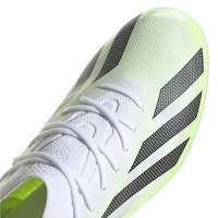 adidas X Crazyfast.1 IJzeren-Nop Voetbalschoenen (SG) Wit Felgeel Zwart