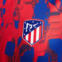 Nike Atletico Madrid Pre-Match Trainingsshirt 2023-2024 Rood Blauw