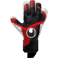 Uhlsport Powerline Supergrip+ HN Keepershandschoenen Zwart Rood Wit