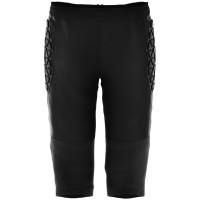 Uhlsport Anatomic Kevlar 3/4 Keepersbroek Kids Zwart Wit