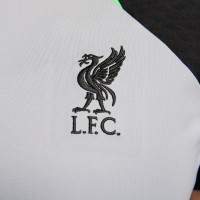 Nike Liverpool Strike Trainingsshirt 2023-2024 Dames Grijs Zwart Groen