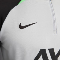 Nike Liverpool Strike Trainingstrui 2023-2024 Grijs Zwart Groen