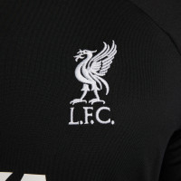 Nike Liverpool Strike Trainingstrui 2023-2024 Zwart Wit Groen