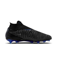 Nike Phantom GX Elite DF Gras Voetbalschoenen (FG) Zwart Blauw
